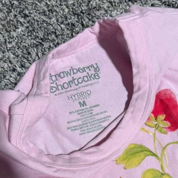 Pink Strawberry Shortcake women’s T-Shirt - Picture 5 of 5